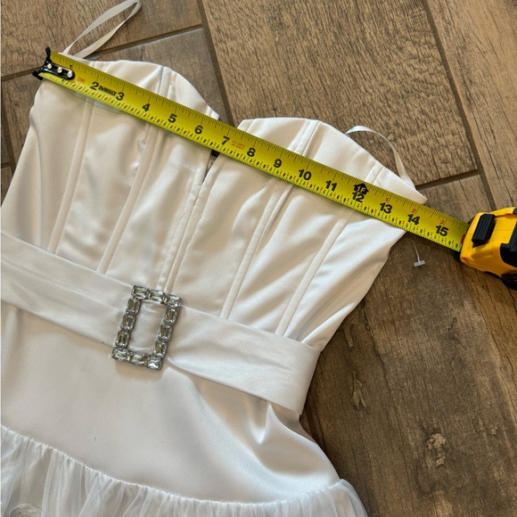 Vintage Jessica McClintock for Gunne Sax tulled roses mini dress - Picture 12 of 14